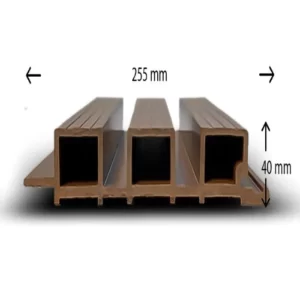 پروفیل دیوارپوش چوب پلاستF13